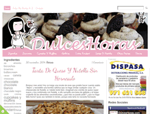 Tablet Screenshot of dulceshoras.com